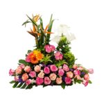 arreglo floral arco iris surtido