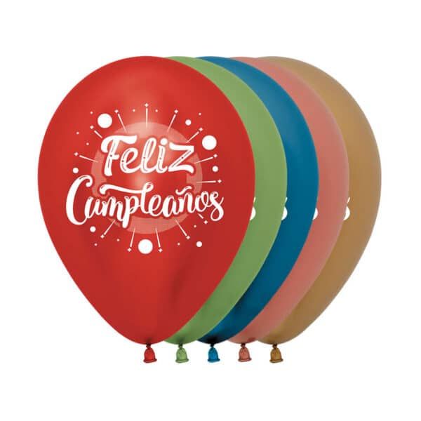 globos reflex estampados puntos