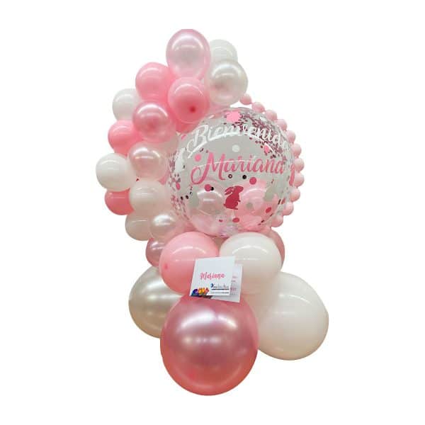 balloon bouquet mini bienvenida bebe 1