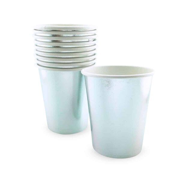 vasos lisos plata