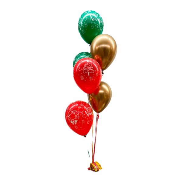 bouquet de globos navidad 2022