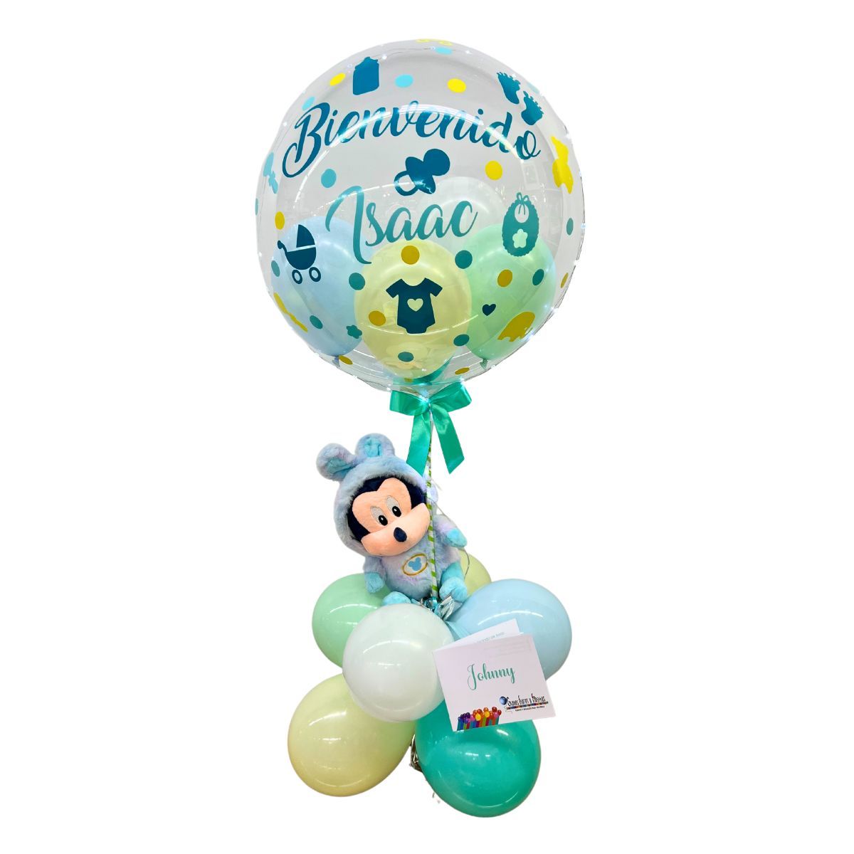 burbuja mickey peluche bebe