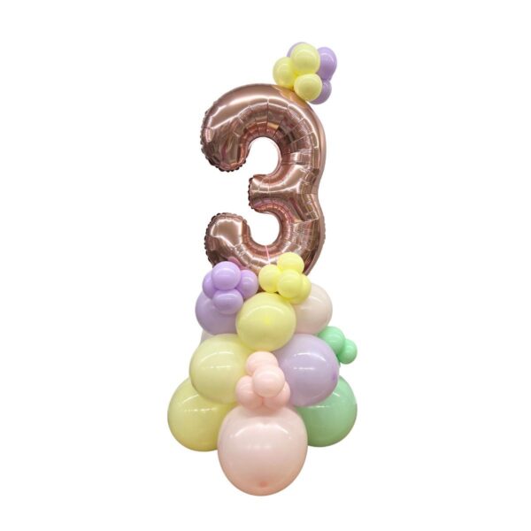 balloon bouquet pastel