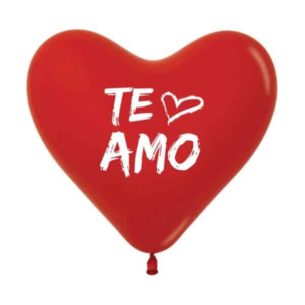 globo te amo corazon rojo