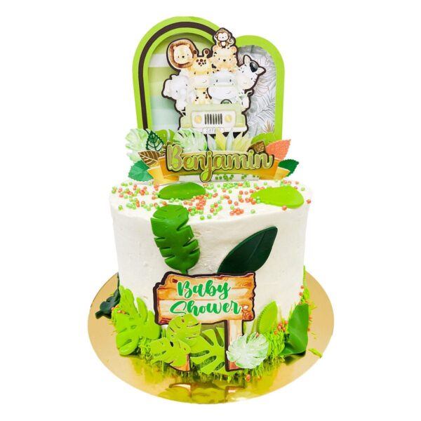 torta animales de la selva