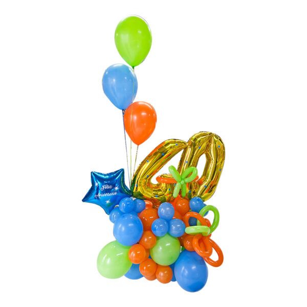 balloon bouquet aniversario empresarial