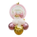 balloon bouquet bautizo con mariposas