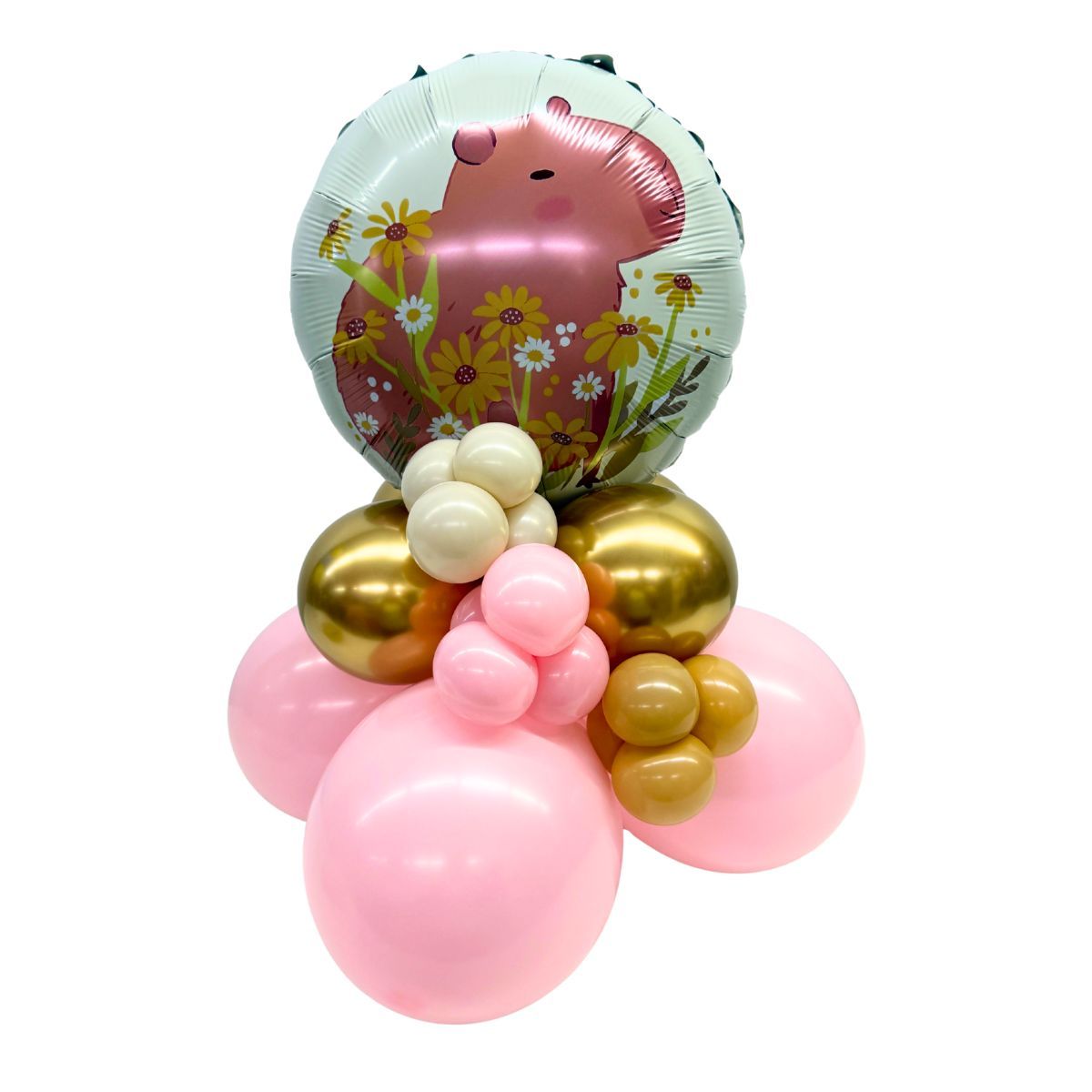 balloon bouquet metalizado capibara