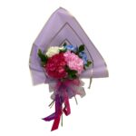 bouquet hortensias papel