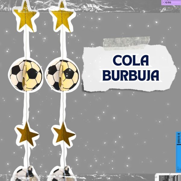 cola burbuja futbol