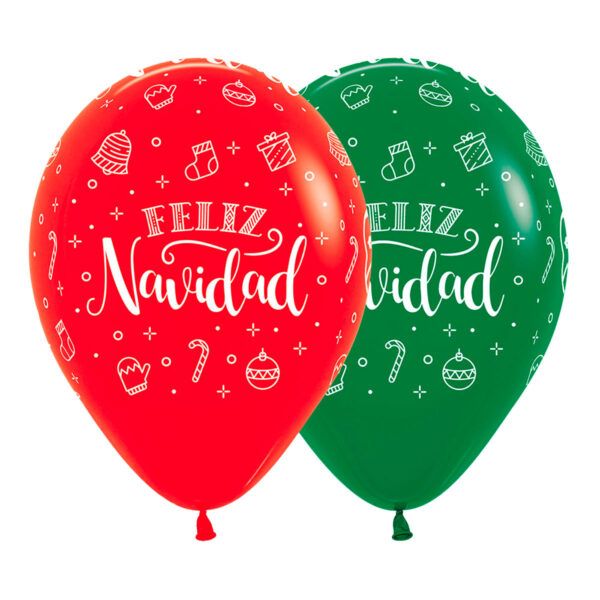 Globos navidad latex