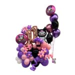 Adorno de Globos tipo Balloon Bouquet Kuromi