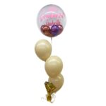 Bouquet de Globos con Helio Graduación Rosada