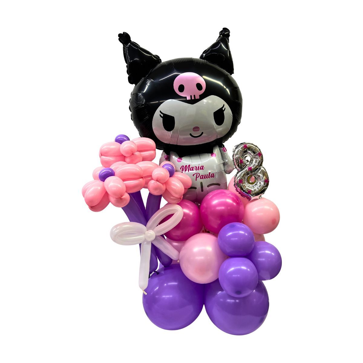 balloon bouquet kuromi flor