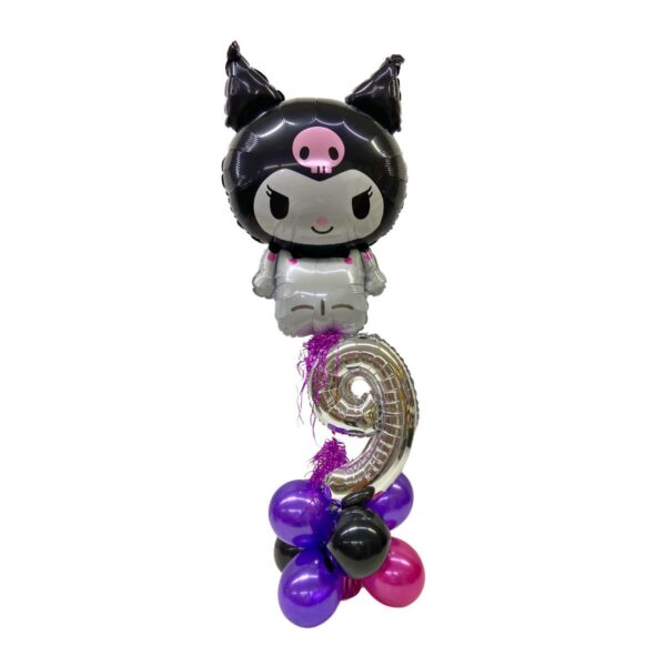 balloon bouquet numero kuromi