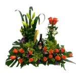 Arreglo Floral con Baileys