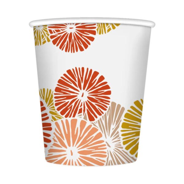 vasos citrus naranja