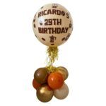 Globo Burbuja 9 Pulgadas Café