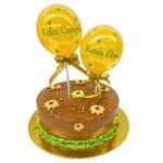 Torta Sabor Naranja Girasoles