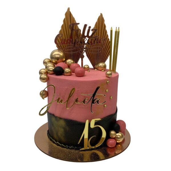 Torta Sabor Chocolate Balck and Rosé