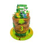 Torta Sabor Naranja con Chocolate Animalitos