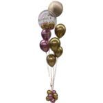 Bouquet de Globos con Helio Burbuja Magnifica