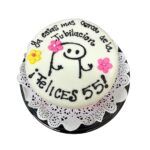 Torta Sabor Naranja Deformito Cumple Jubilación