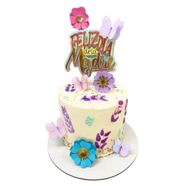Torta Sabor Naranja Jardín para Mamá