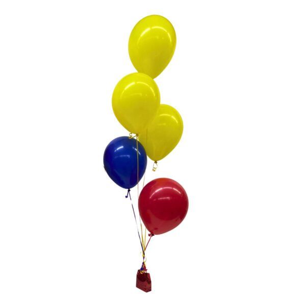 Bouquet de Globos con Helio Tricolor