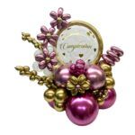 Adorno de Globos tipo Balloon Bouquet Floral Reflex