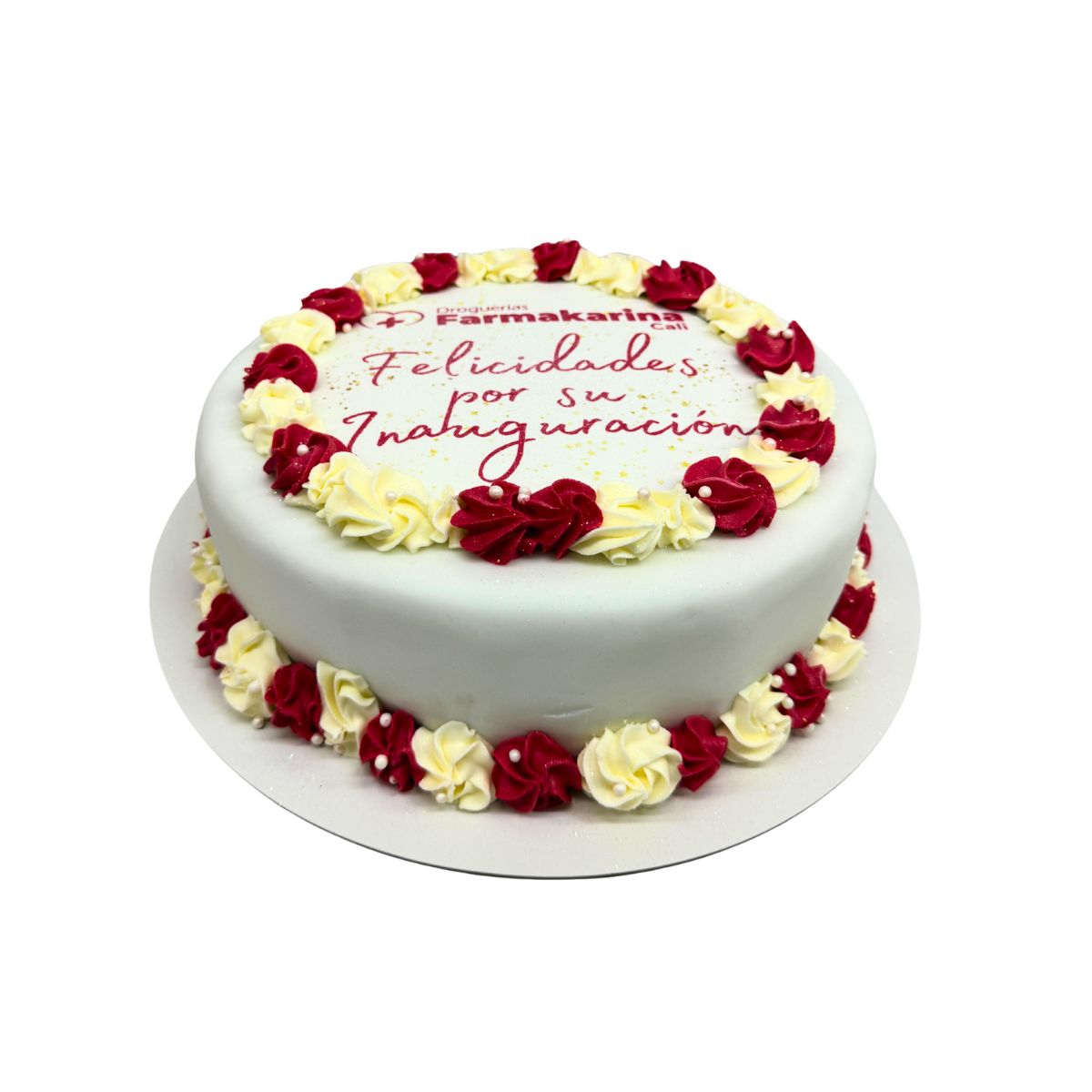 torta empresarial papel comestible farmakarina