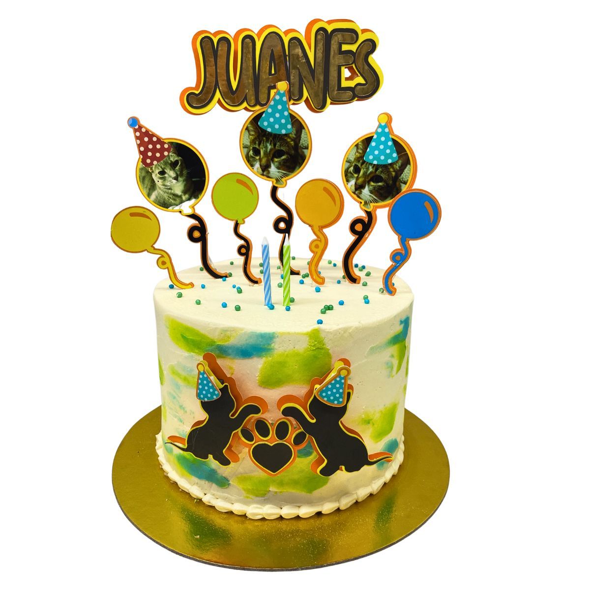 Torta Sabor Naranja con Chocolate Gatos