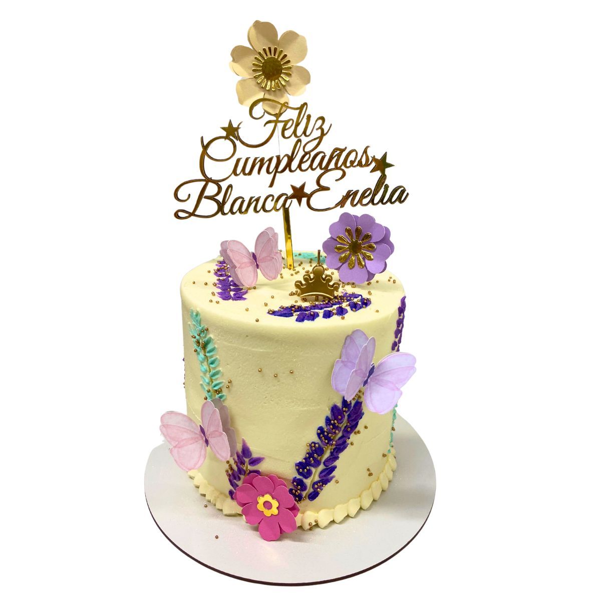 Torta Sabor Naranja con Chocolotade Jardín