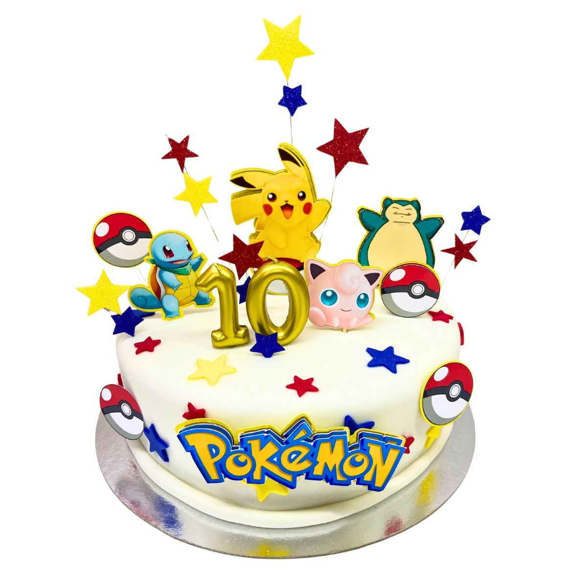Torta Sabor Naranja con Arequipe Pokemon Estrellas