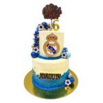 Torta Sabor Naranja con Chocolate Real Madrid