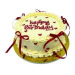 Torta Sabor Naranja con Arequipe Moñitos Rojos