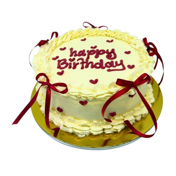 Torta Sabor Naranja con Arequipe Moñitos Rojos