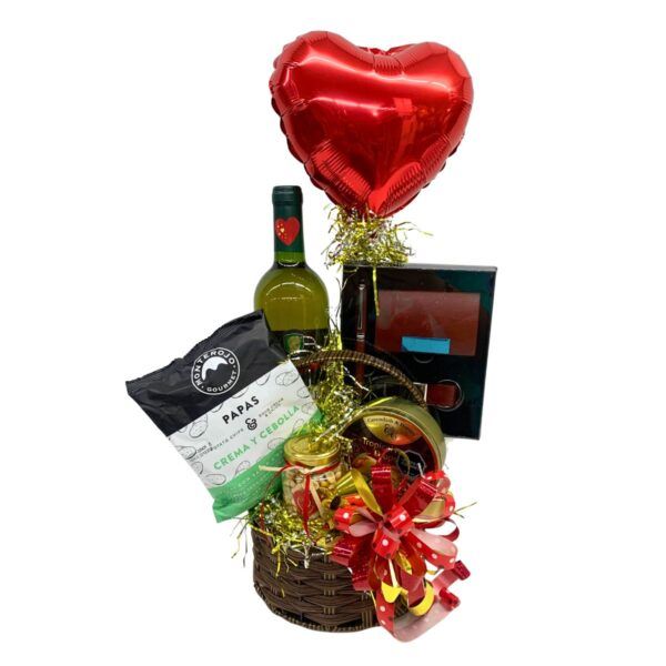 ancheta vino kit corazon