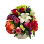 arreglo floral pop of color