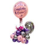 centro de mesa burbuja numero angel