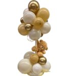 centro de mesa osito baby beige