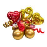 balloon bouquet aniversario dulces