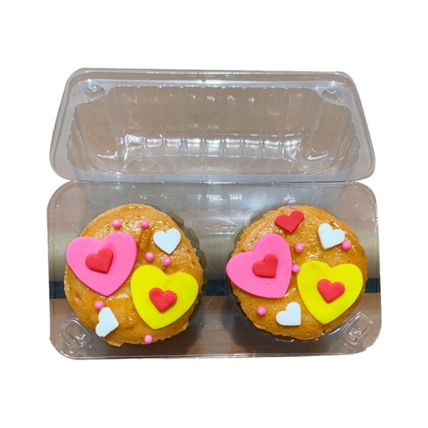 cupcakes x2 corazones multicolor sv 2025