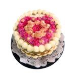 torta p5 corazon crema relleno