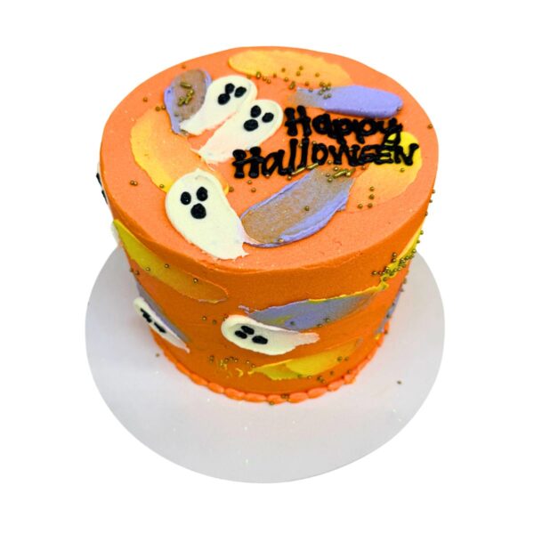 torta halloween fantasmas 2025