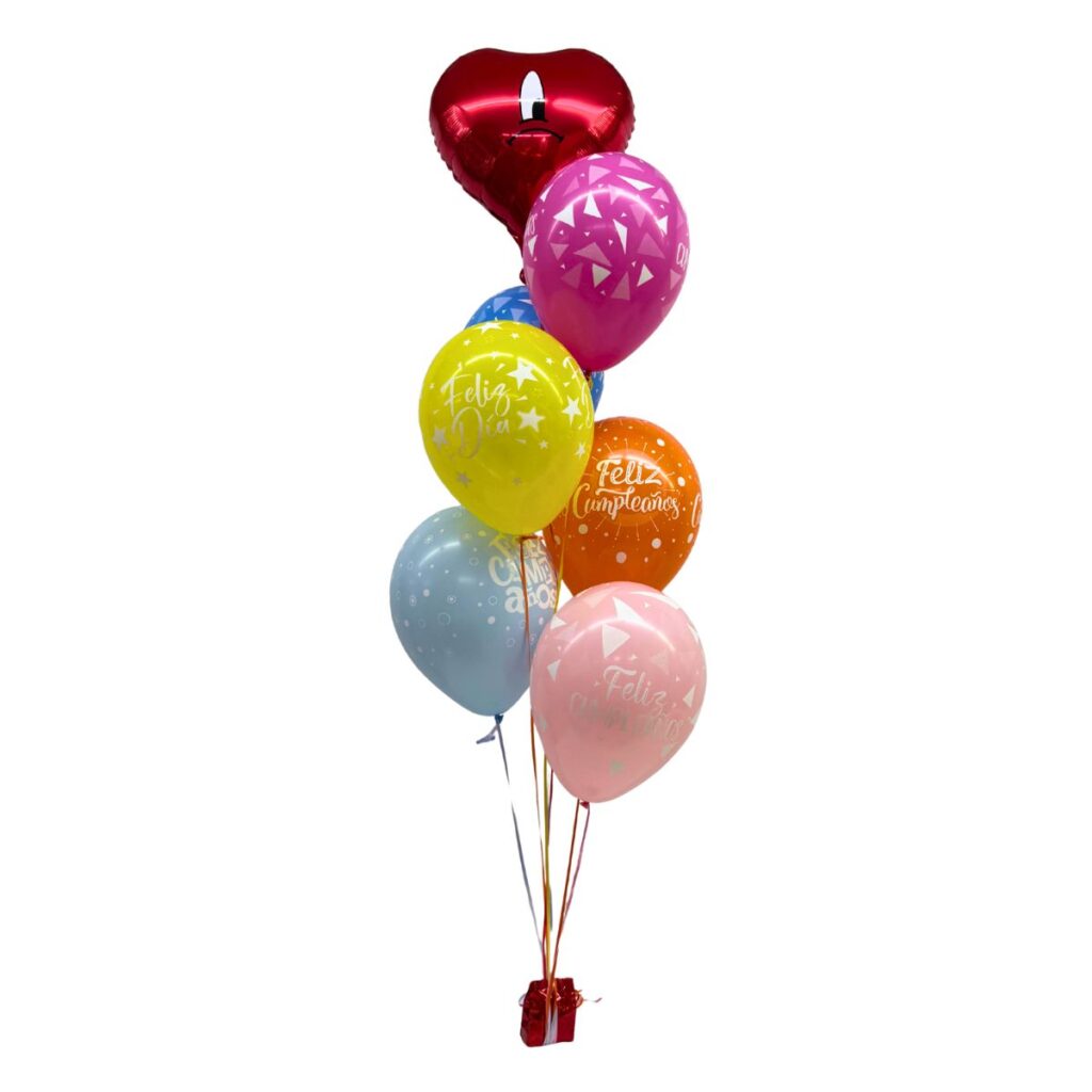 bouquet de globos 258