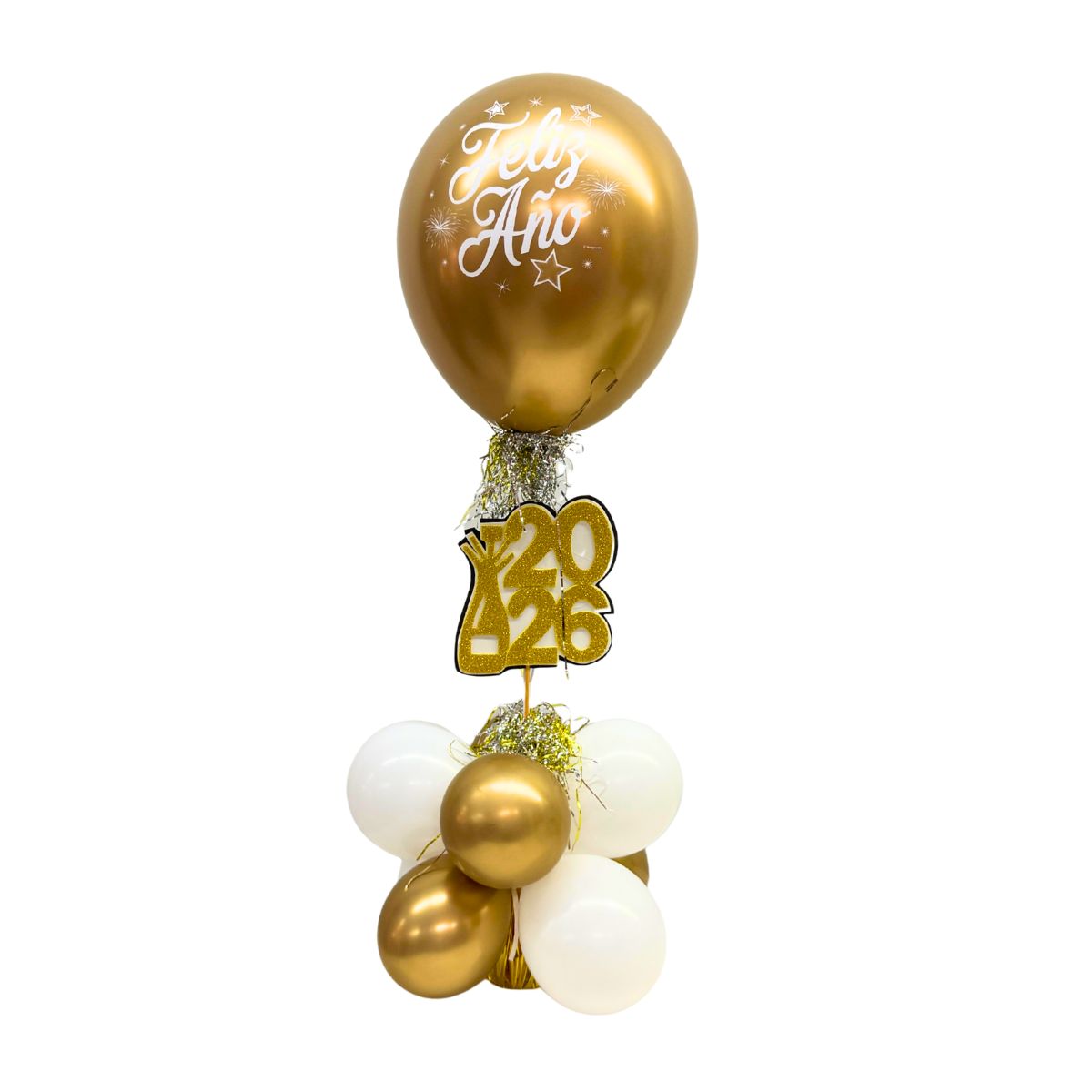 centro de mesa dorado 2026