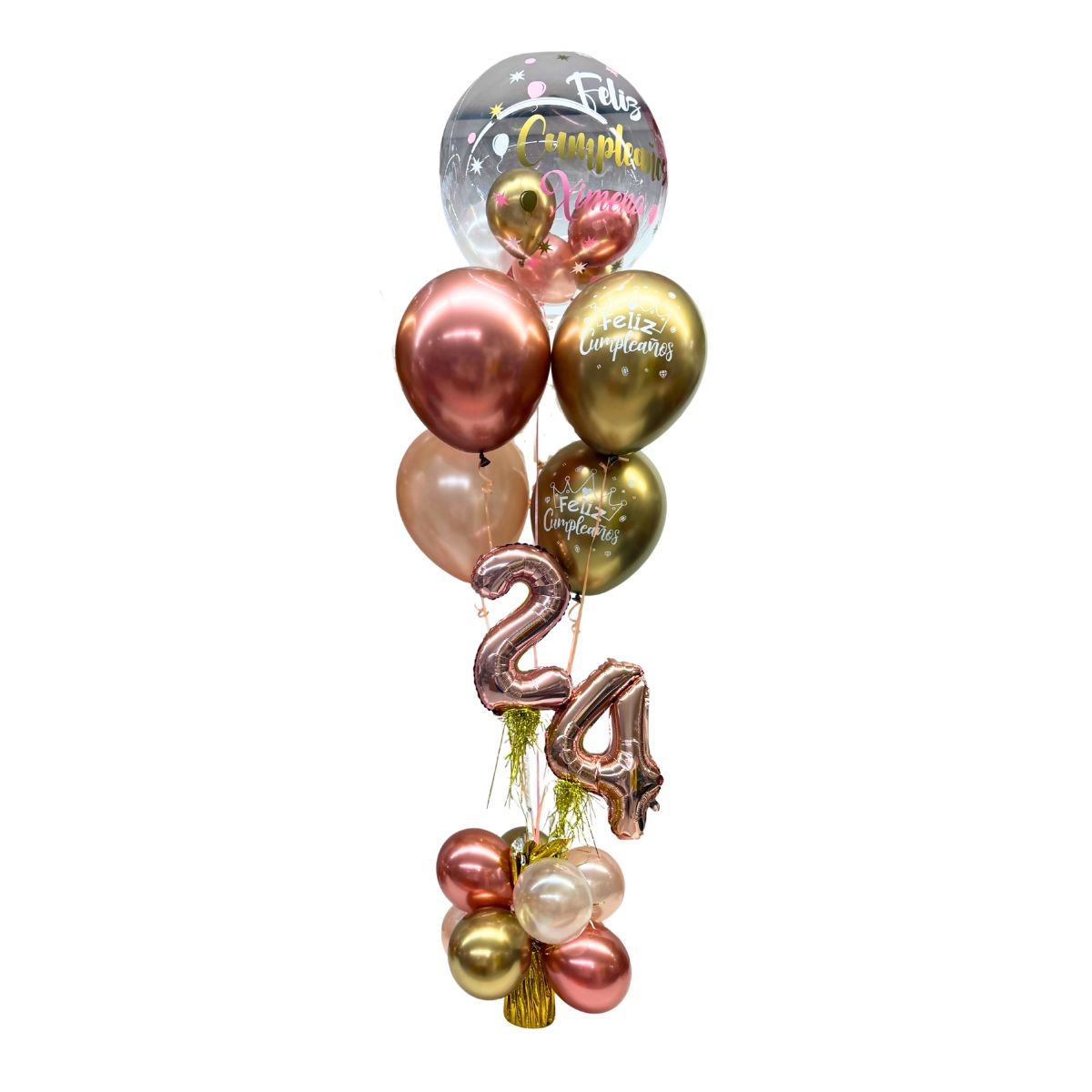 centro de mesa numero globos burbuja centro de mesa numero globos burbuja