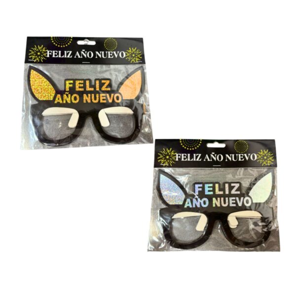 gafas conejo feliz año nuevo