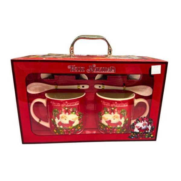 mug navidad caja x2